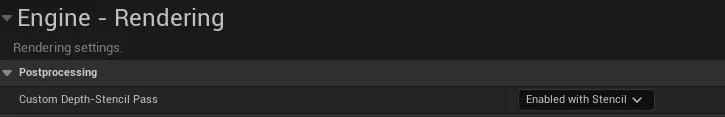 Setting Custom Depth-Stencil Pass to Enabled with Stencil